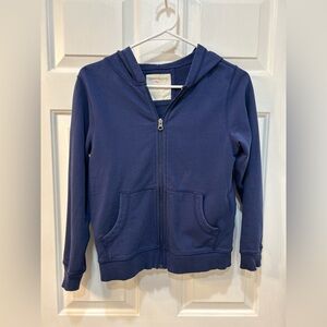 Hannah Anderson Girls Hoodie Navy Sz 10 Casual Athleisure Full Zip